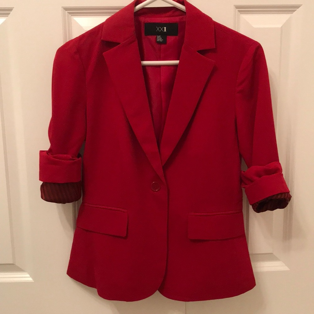 Red blazer